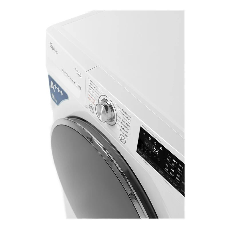 ماشین لباسشویی اتوماتیک جی پلاس مدل GWM-M990W ظرفیت 9 کیلوگرم — تصویر ۵