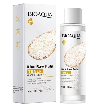 تونر برنج بیوآکوا Bioaqua مدل Rice Raw Pulp حجم 120 میلی لیتر — تصویر ۲
