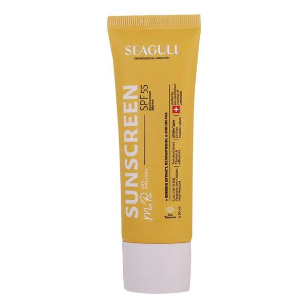ضدآفتاب بی رنگ آقایان Seagull سی گل مدل SPF55 — تصویر ۳