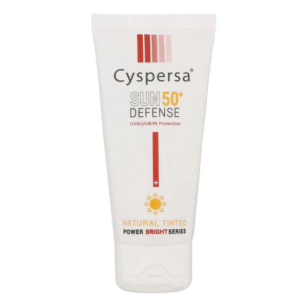 ضدآفتاب بژطبیعی روشن کننده Cyspersa سیسپرسا مدل SPF50 — تصویر ۴