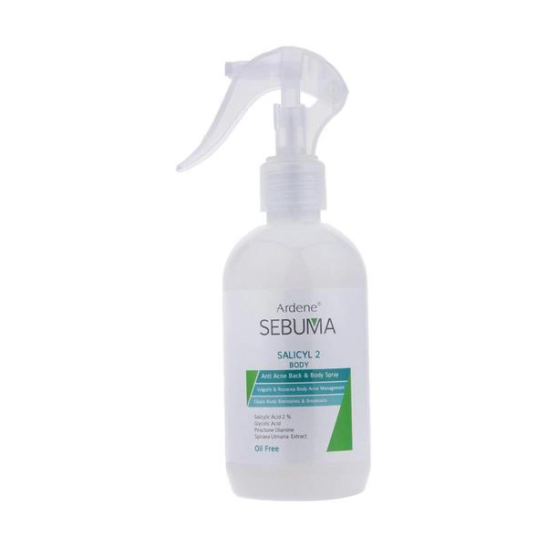 اسپری ضد جوش بدن آردن سبوما Sebuma مدل Salicyl 2 حجم 250 میلی لیتر — تصویر ۴
