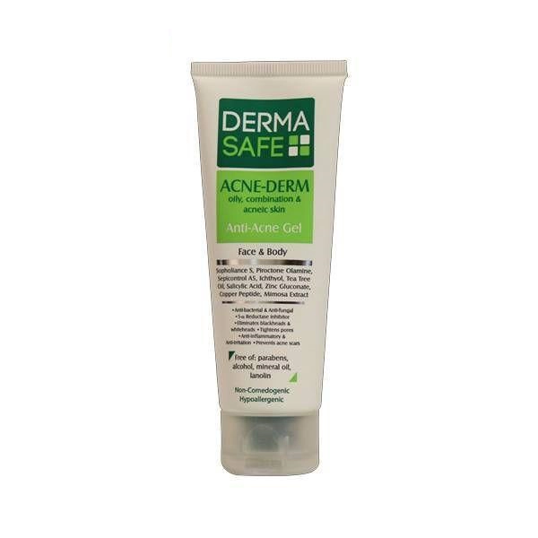 ژل ضد جوش درماسیف Acne Derm مناسب پوست چرب 75 میلی لیتر — تصویر ۳