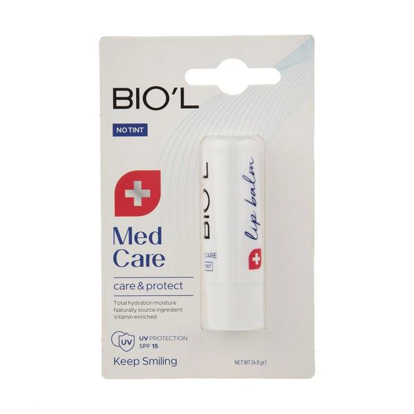 بالم لب بی رنگ بیول مدل Med Care SPF15 حجم 4.8 گرم — تصویر ۳