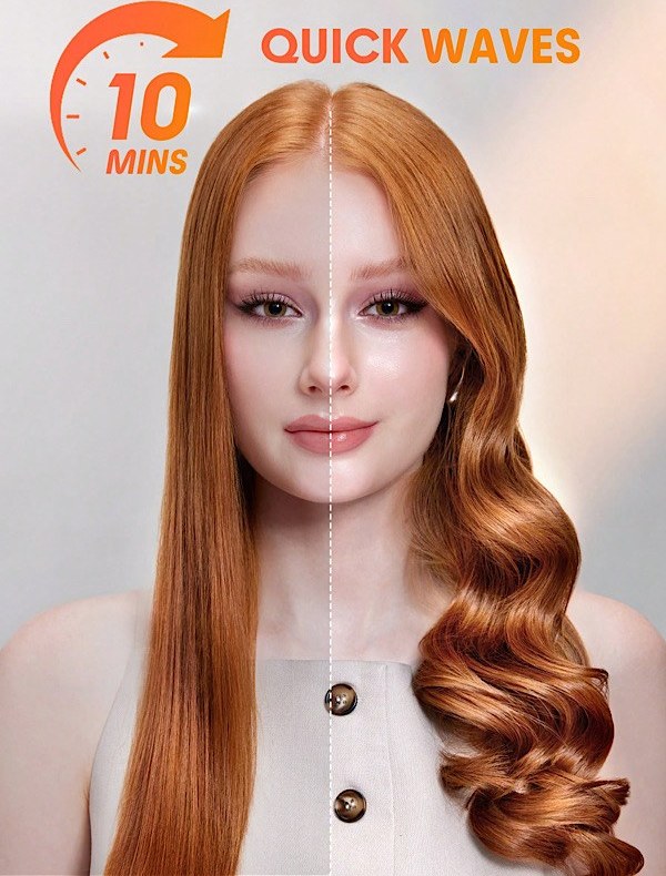 دستگاه بابلیس فر کننده مو شیگلم Sheglam سایز 25mm — تصویر ۴