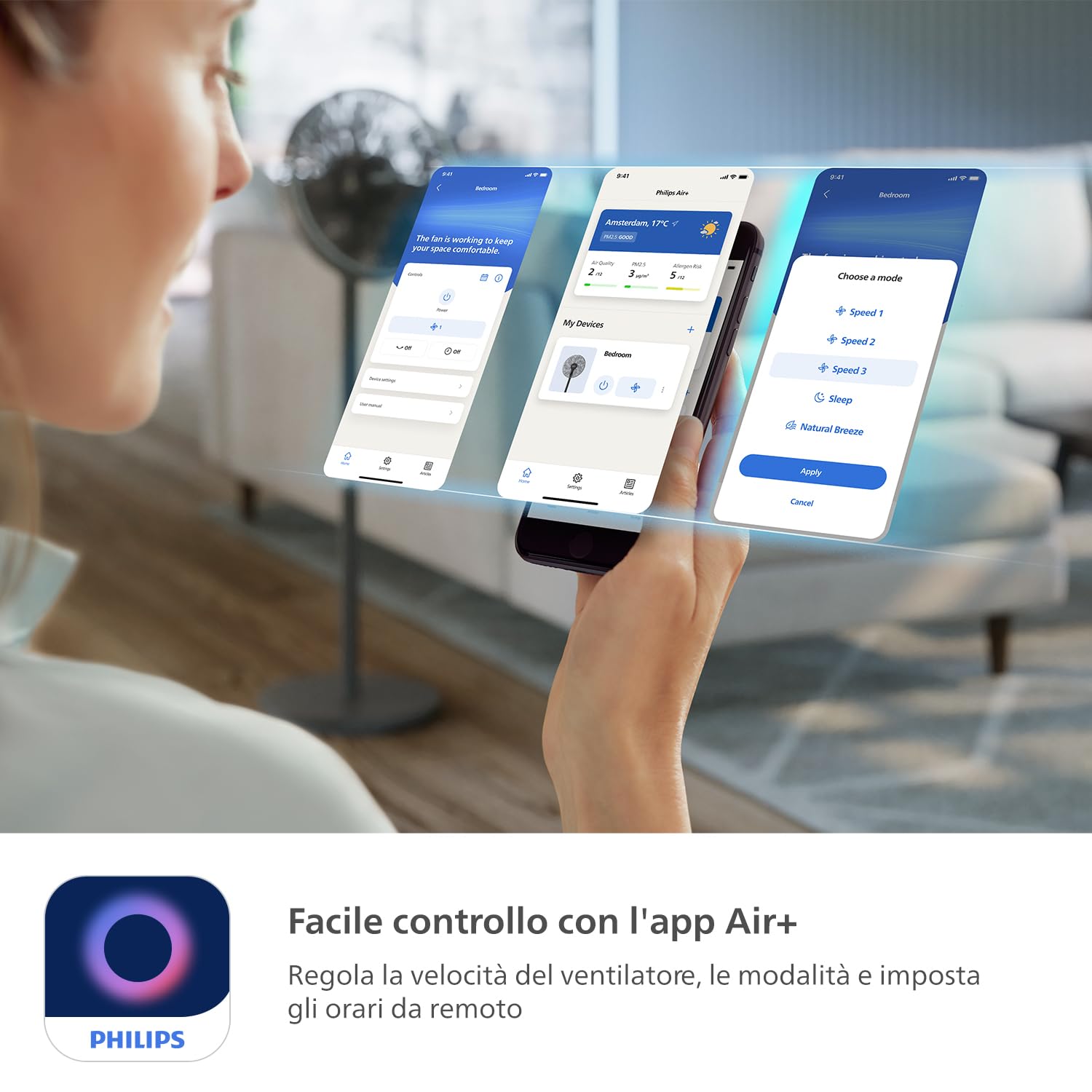 پنکه ایستاده فیلیپس مدل CX3550 — تصویر ۸