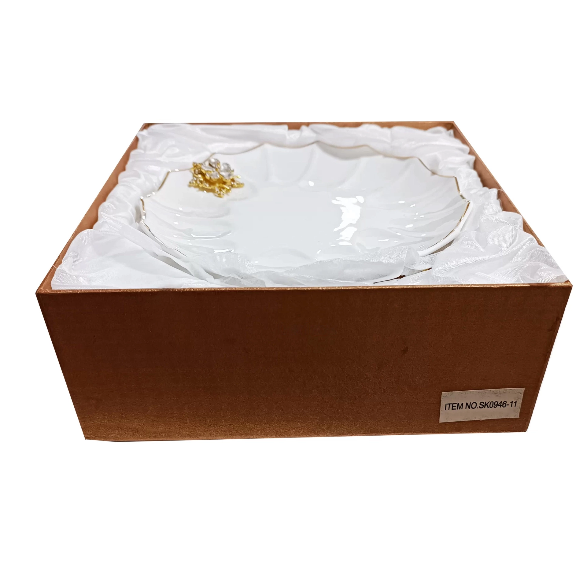 پیش دستی گل نگین دار برند MHB کد SK0946-11 — تصویر ۷