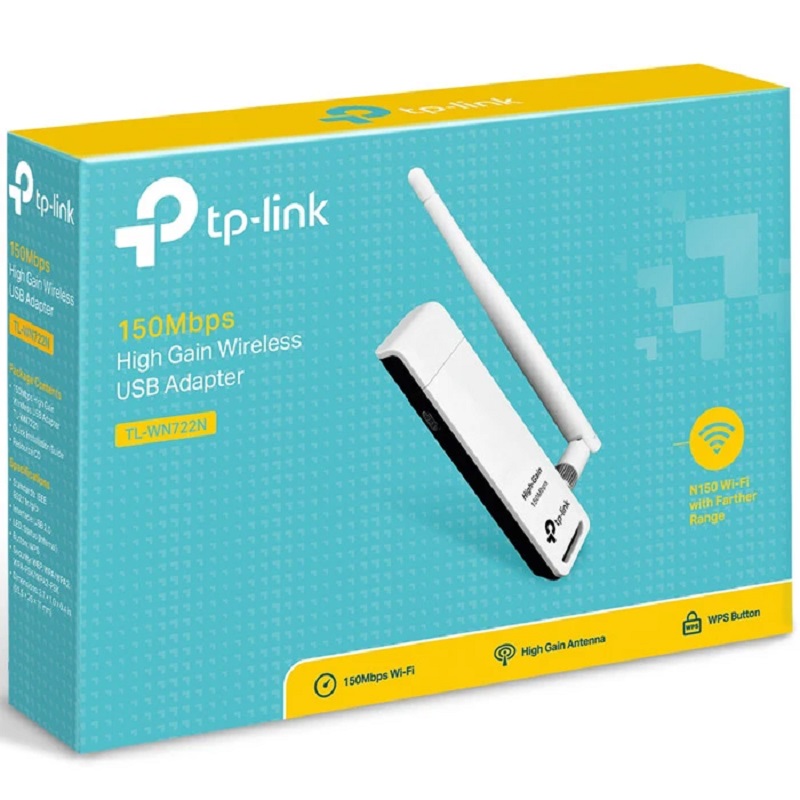 کارت شبکه USB و بی‌سیم تی پی-لینک مدل TL-WN722N — تصویر ۲