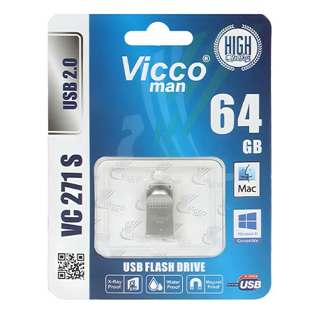 فلش مموری ویکومن مدل VC271 ظرفیت 64 گیگابایت — تصویر ۳