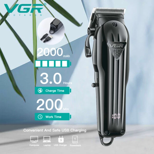 ماشین اصلاح موی سر و صورت وی جی ار مدل V-282 — تصویر ۸