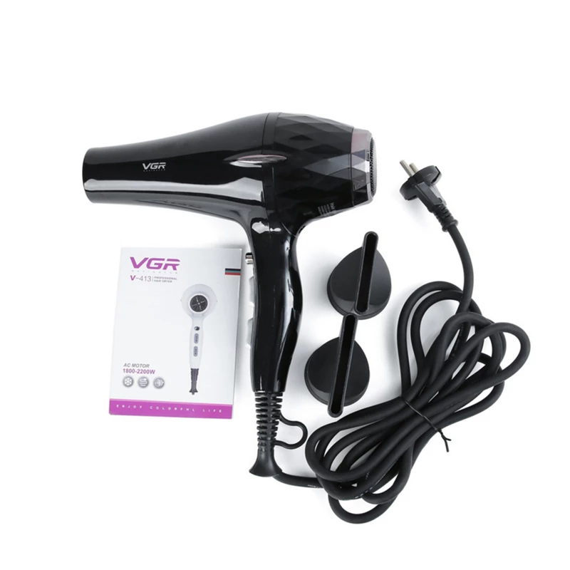 سشوار حرفه ای وی جی ار مدل V-413 — تصویر ۳