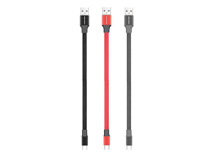 کابل شارژ پاور بانکی Type-C کلومن مدل KD-27