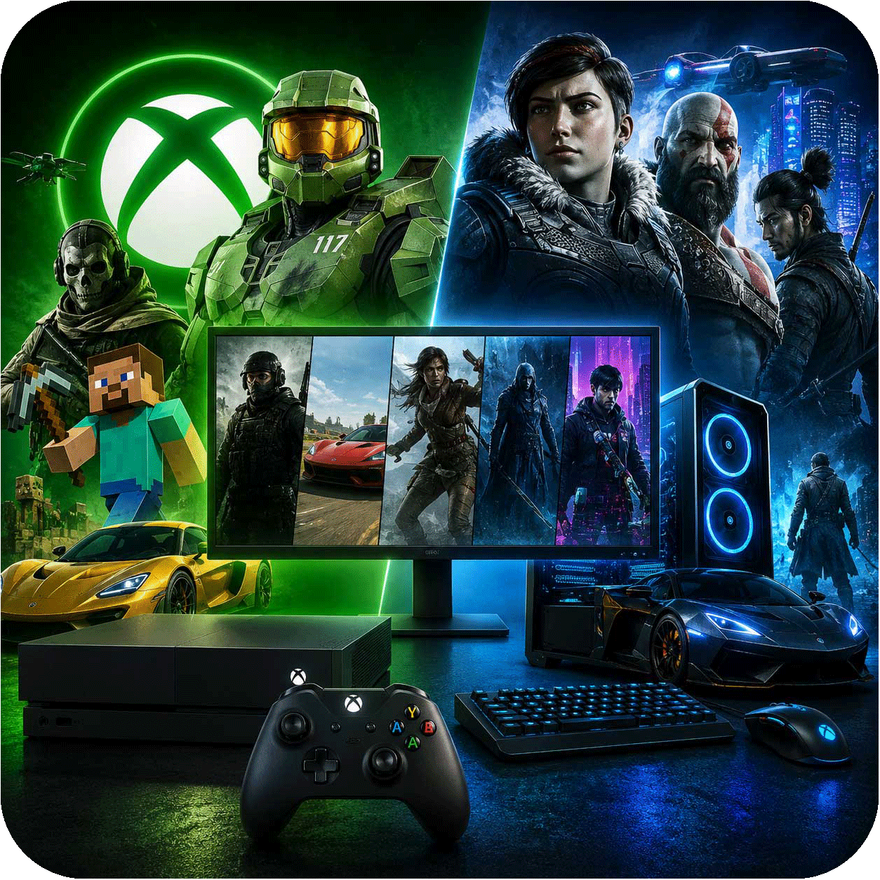 نصب بازی لپ تاپ کامپیوتر Xbox