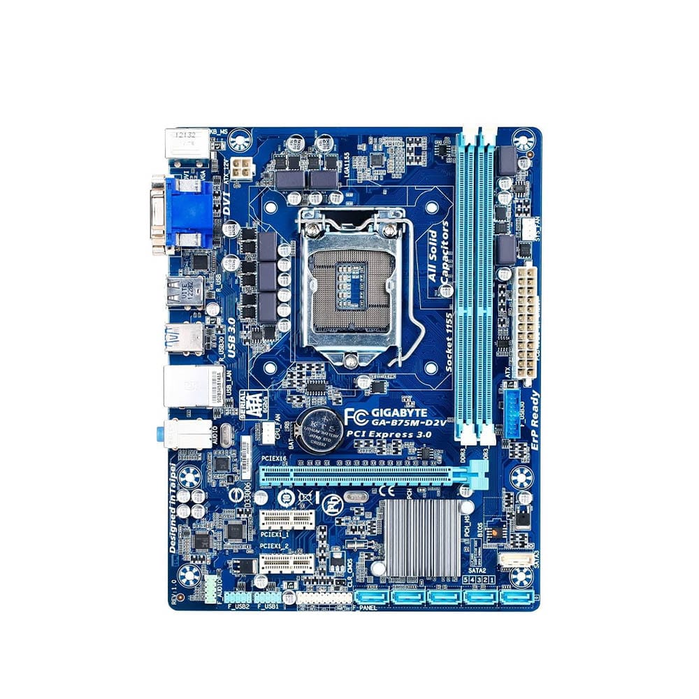 مادربرد GIGABYTE B75M-D2V – استوک