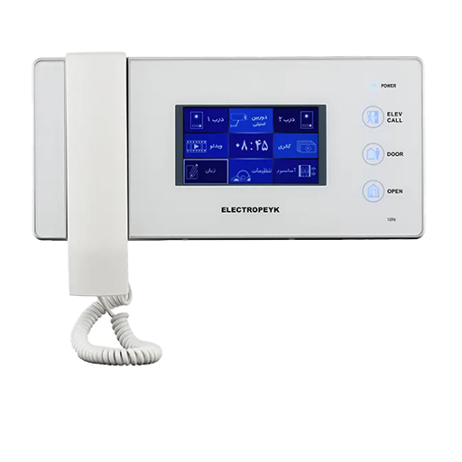 مانیتور آیفون تصویری 4.3 اینچ سفید 1096 ECO الکتروپیک