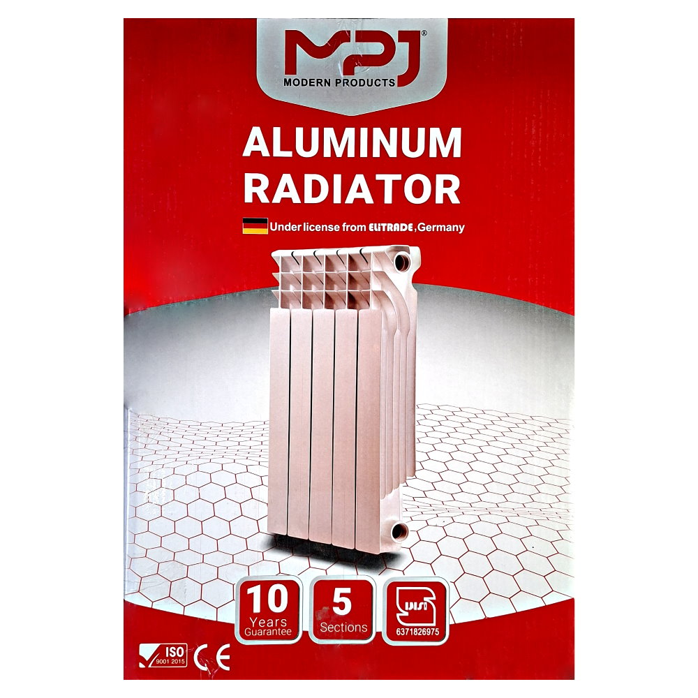 رادیاتور آلومینیومی 7 پره جهان آرا ALUMINIUM RADITOR MPJ — تصویر ۳