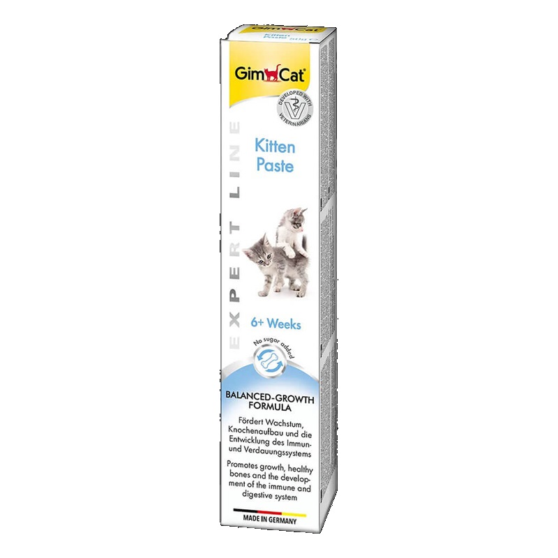 خمیر مالت و مولتی ویتامین بچه گربه جیم کت GimCat Paste Multi Vitamin Kitten وزن 50 گرم