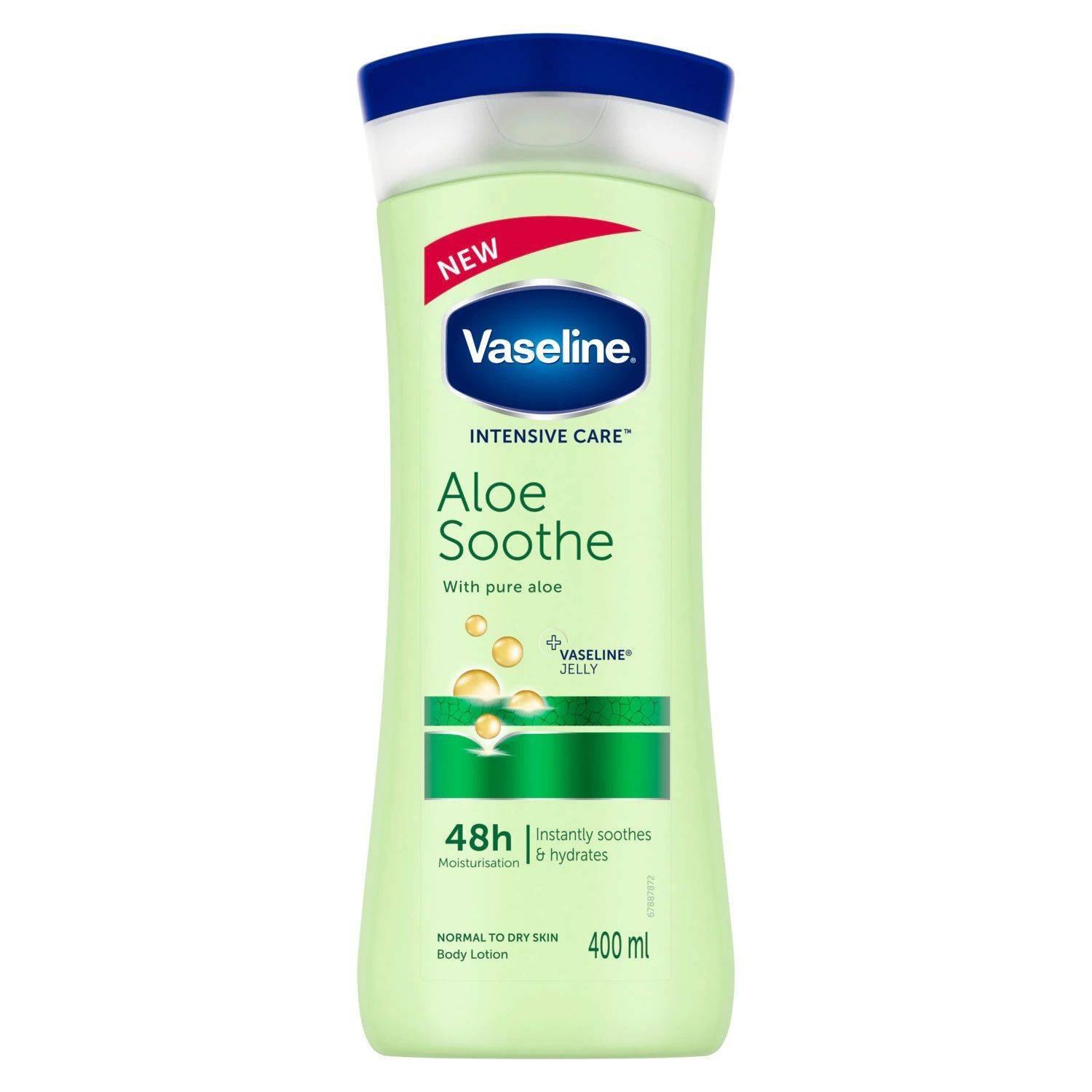 لوسیون بدن وازلین مدل Aloe Soothe حجم 400 میل