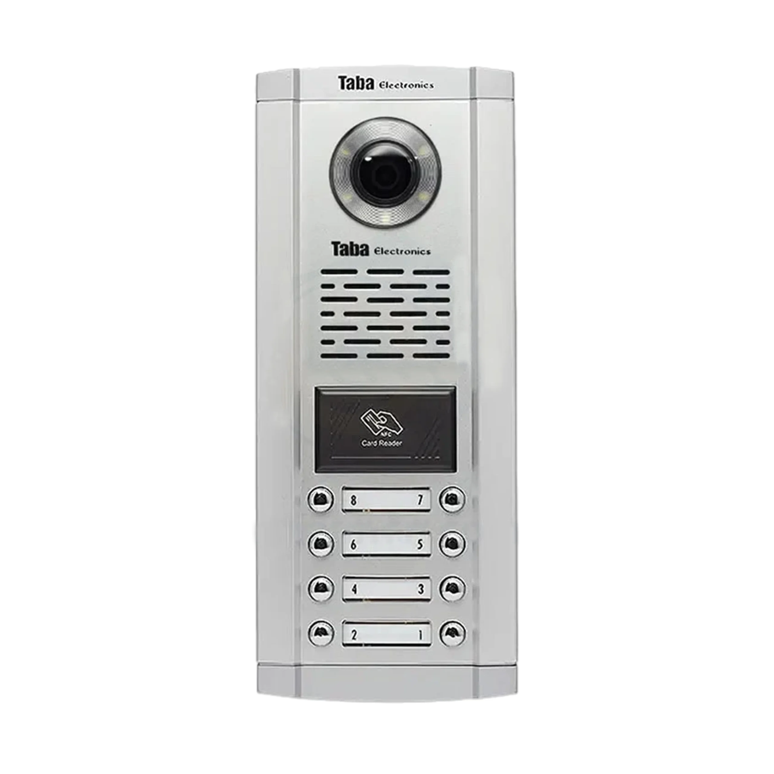 پنل آیفون تصویری 8 واحدی سهند کارتخوان تابا TVD-1860 — تصویر ۲