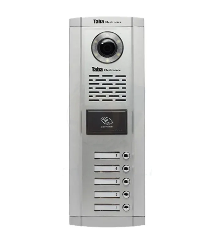 پنل آیفون تصویری 5 واحدی سهند کارتخوان تابا TVD-1860