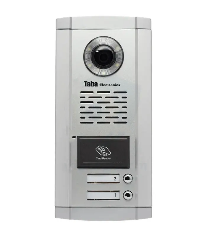 پنل آیفون تصویری 2 واحدی سهند کارتخوان تابا TVD-1860 — تصویر ۲