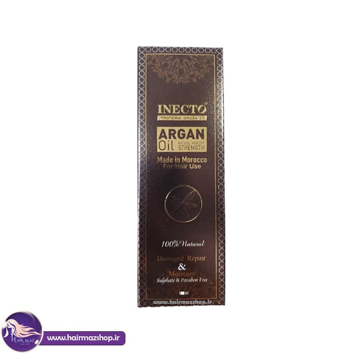 روغن آرگان اینکتو مناسب انواع مو 100 میل — تصویر ۲