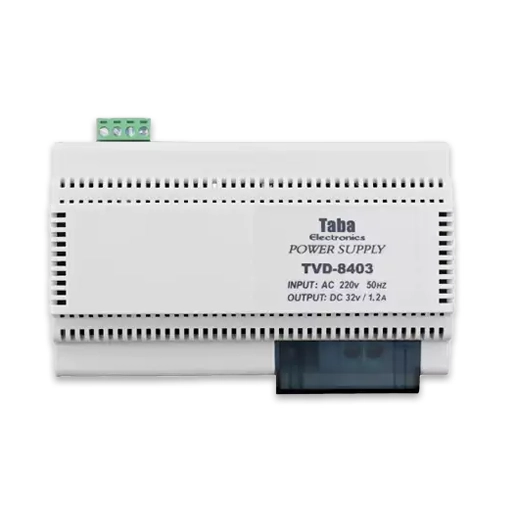 منبع تغذیه (ترانس) آیفون تصویری دو سیم تابا TVD-8403 — تصویر ۴