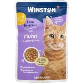 پوچ گربه وینستون با طعم مرغ و تخم مرغ Winston Chicken In Egg Shell وزن 100 گرم — تصویر ۲