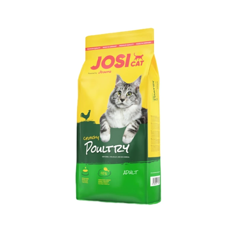 غذای خشک گربه جوسی کت جوسرا با طعم گوشت پرندگان JosiCat Crunchy Poultry وزن 1.9 کیلوگرم