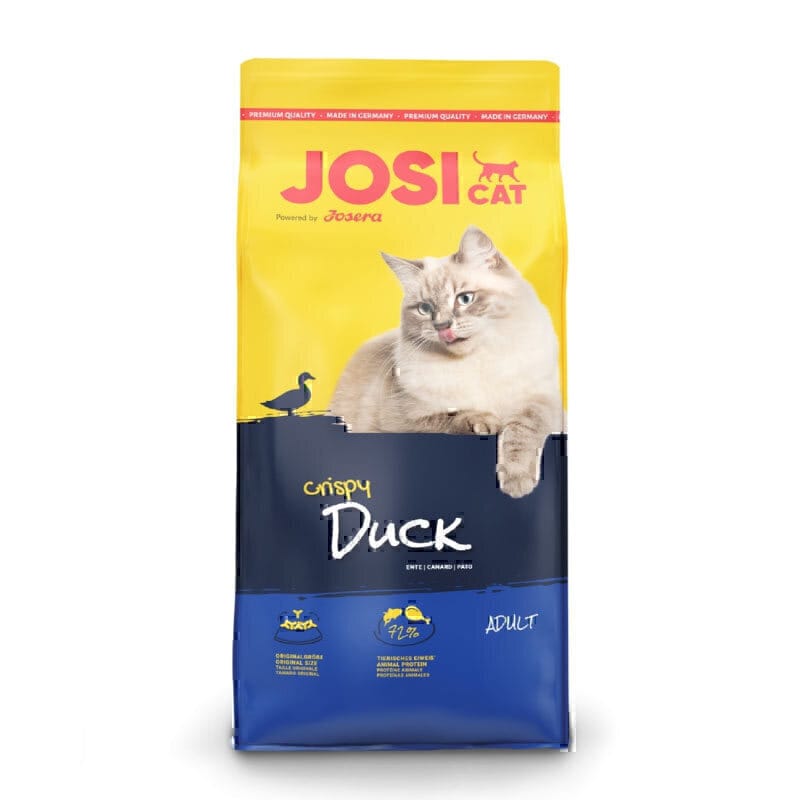 غذای خشک گربه جوسی کت جوسرا با طعم اردک Josi Cat Crispy Duck وزن 1.9 کیلوگرم