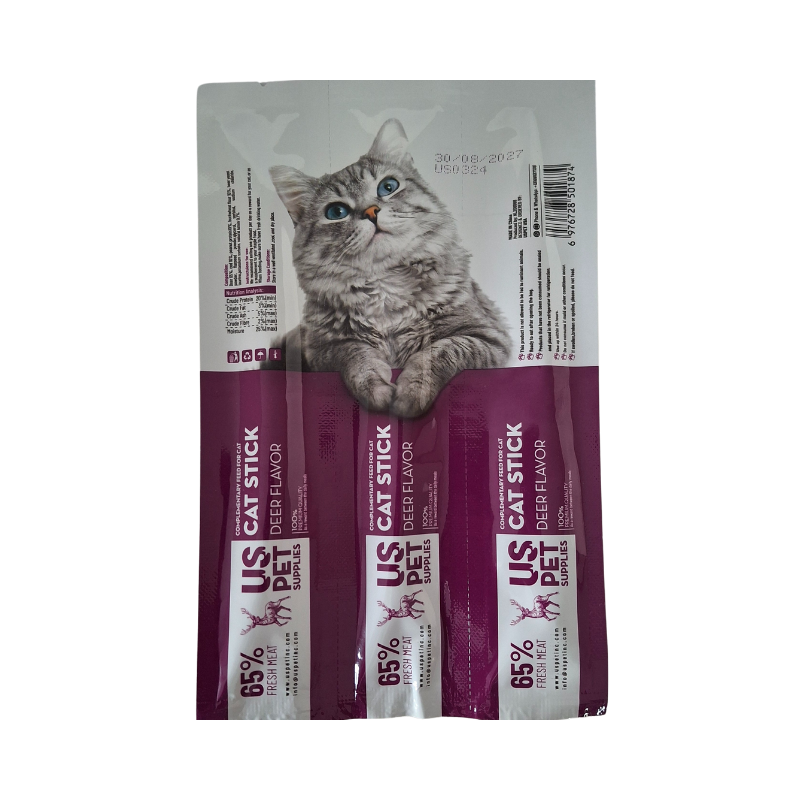 تشویقی مدادی گربه برند یو اس پت US PET طعم گوشت گوزن — تصویر ۲
