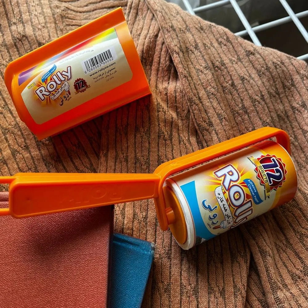 پرزگیر رولی چسبی مدل فانتزی درپوش دار قابدار ROLLY — تصویر ۳