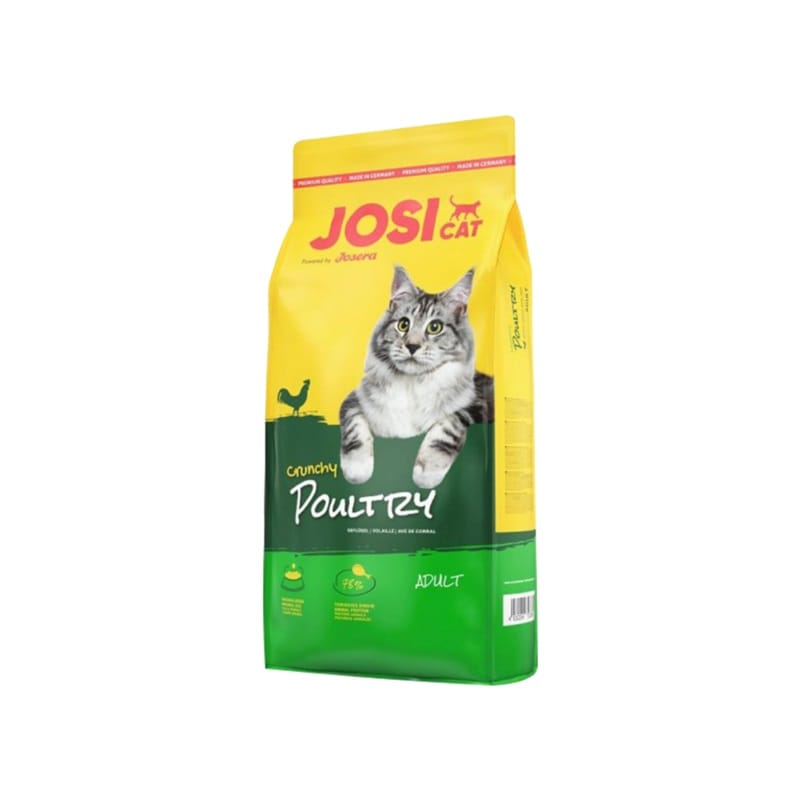 غذای خشک گربه جوسرا با طعم مرغ JosiCat Crunchy Poultry وزن 18 کیلوگرم