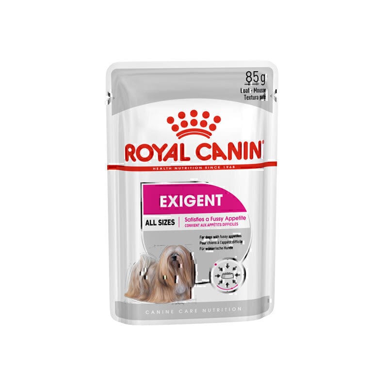 پوچ سگ اگزیجنت رویال کنین Royal Canin Dog Exigent وزن 85 گرم — تصویر ۲