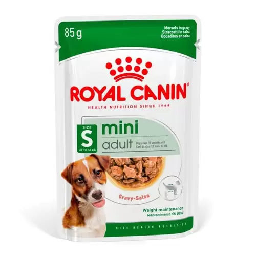 پوچ سگ نژاد کوچک رویال کنین Royal Canin Mini Adult وزن ۸۵ گرم — تصویر ۲