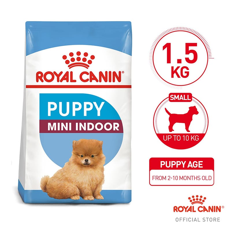 غذای خشک توله سگ نژاد کوچک رویال کنین Royal Canin Mini Indoor Puppy وزن 1.5 کیلوگرم — تصویر ۴