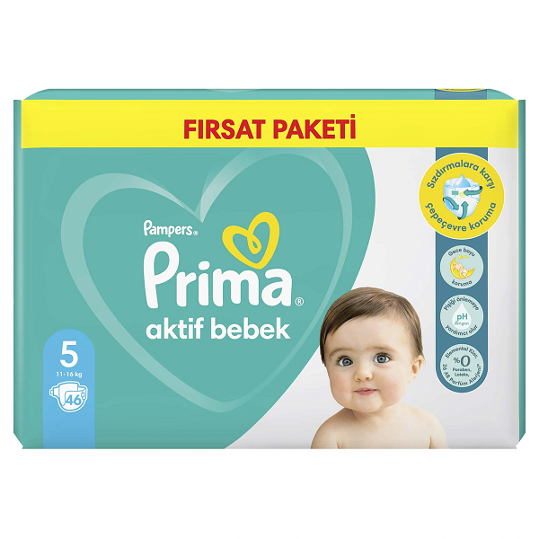 پوشک پریما پمپرز سایز 5