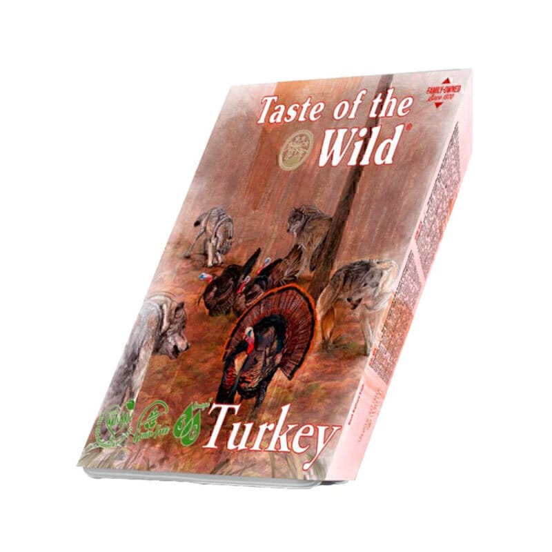 غذا کاسه ای سگ تیست آف د وایلد با طعم بوقلمون و اردک با میوه و سبزیجات Taste Of The Wild Dog Food With Turkey & Duck وزن 390 گرم — تصویر ۲