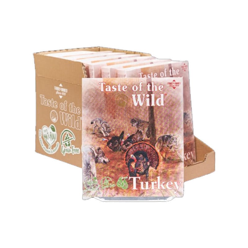 غذا کاسه ای سگ تیست آف د وایلد با طعم بوقلمون و اردک با میوه و سبزیجات Taste Of The Wild Dog Food With Turkey & Duck وزن 390 گرم — تصویر ۳