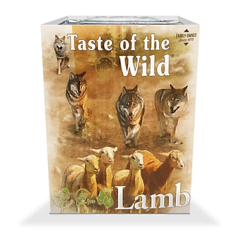 غذا کاسه ای سگ تیست آف د وایلد با طعم بره و مرغ و میوه و سبزیجات Taste of the Wild Dog Food With Lamb & Fruit & Vegetables وزن 390 گرم — تصویر ۲