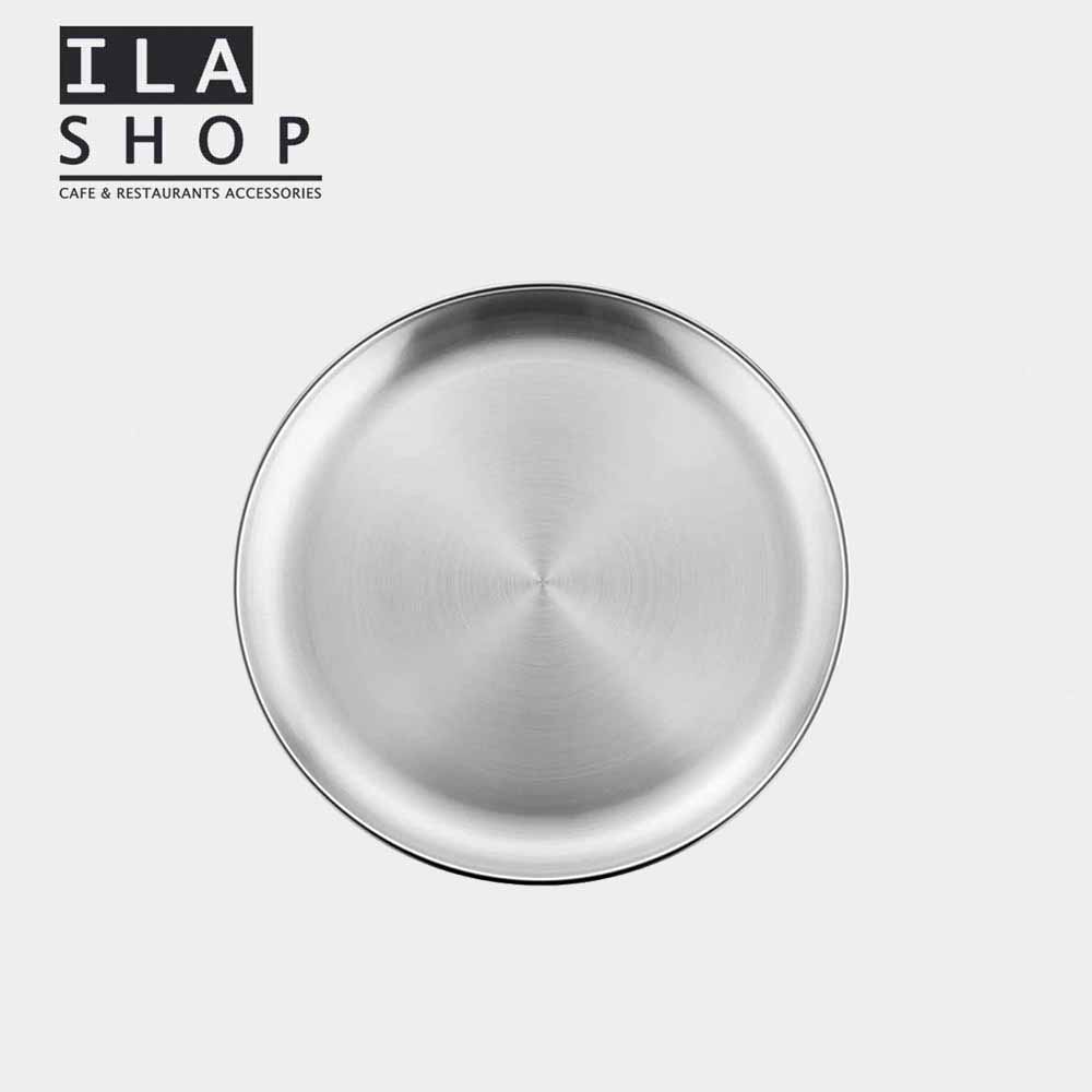 پیش دستی استیل قطر 20 سانت یک عددی ایلا — تصویر ۲