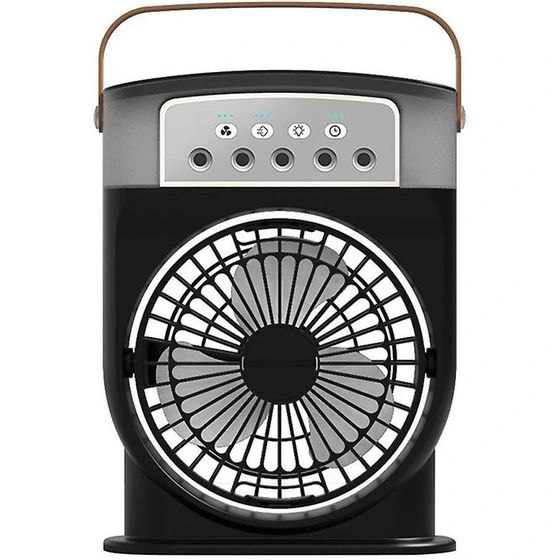 پنکه شارژی مدل Mini Portable Cooling Fan ظرفیت 1500 میلی‌آمپر ساعت – مشکی — تصویر ۲
