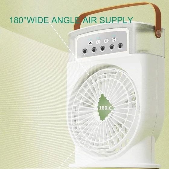 پنکه شارژی مدل Mini Portable Cooling Fan ظرفیت 1500 میلی‌آمپر ساعت – مشکی — تصویر ۶