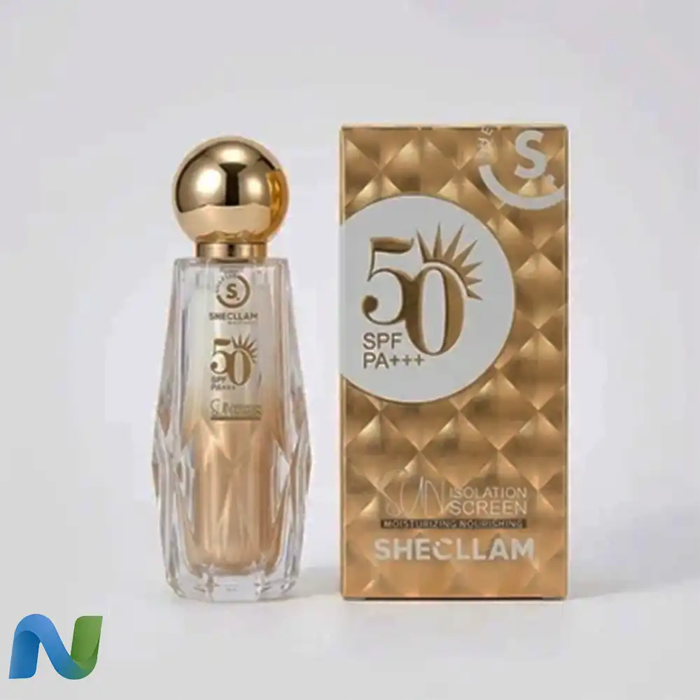 ضد آفتاب و پرایمر طرح شیگلم مدل Sun Isolation Screen طلایی