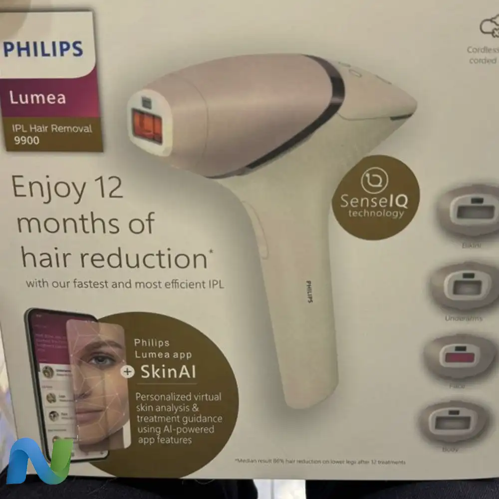 لیزر موهای زائد خانگی فیلیپس مدل Lumea IPL 9900 — تصویر ۴