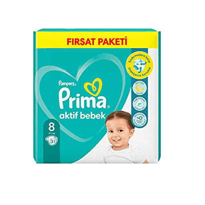 پوشک پریما پمپرز سایز 8 Prima Pampers