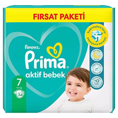 پوشک پریما پمپرز سایز 7 Prima Pampers