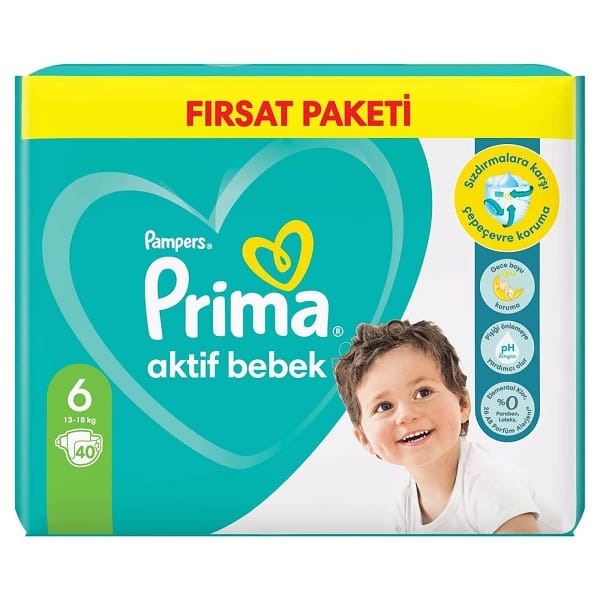 پوشک پریما پمپرز سایز 6 Prima Pampers