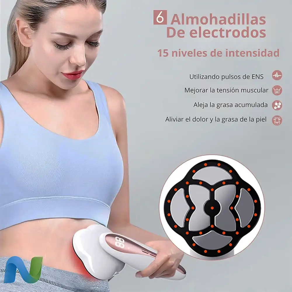 ماساژور برقی قدرتمند اوندانا، Ondana کاهش دهنده سلولیت و افتادگی پوست — تصویر ۵