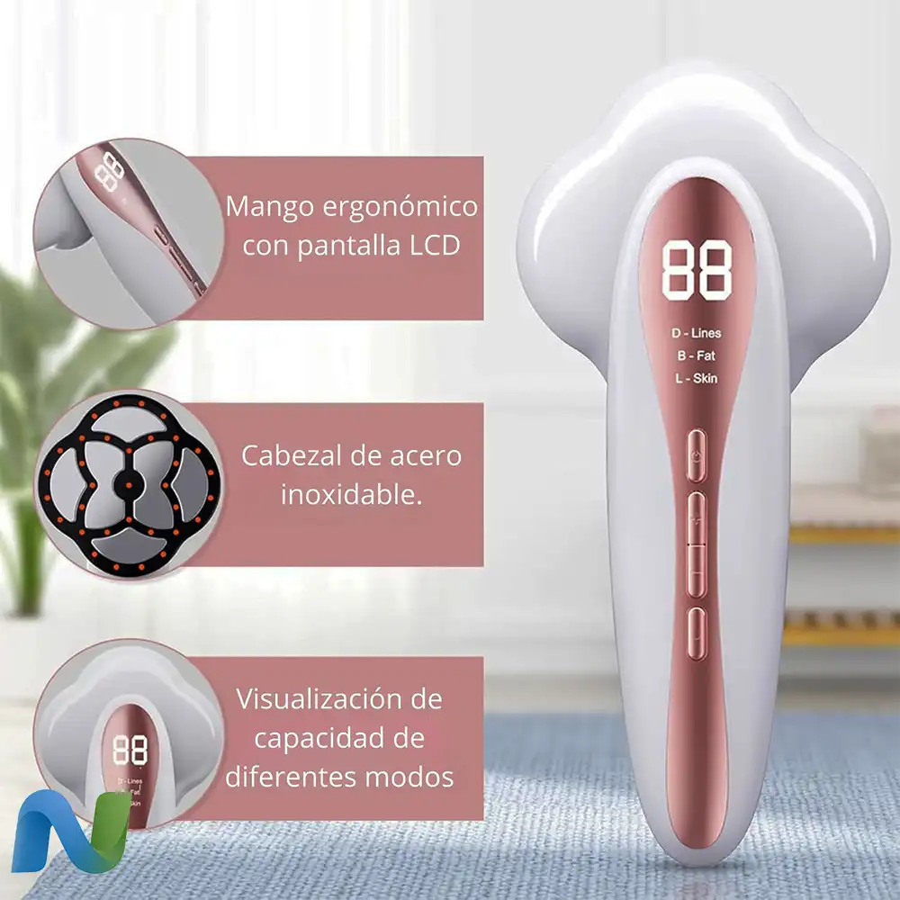 ماساژور برقی قدرتمند اوندانا، Ondana کاهش دهنده سلولیت و افتادگی پوست — تصویر ۶