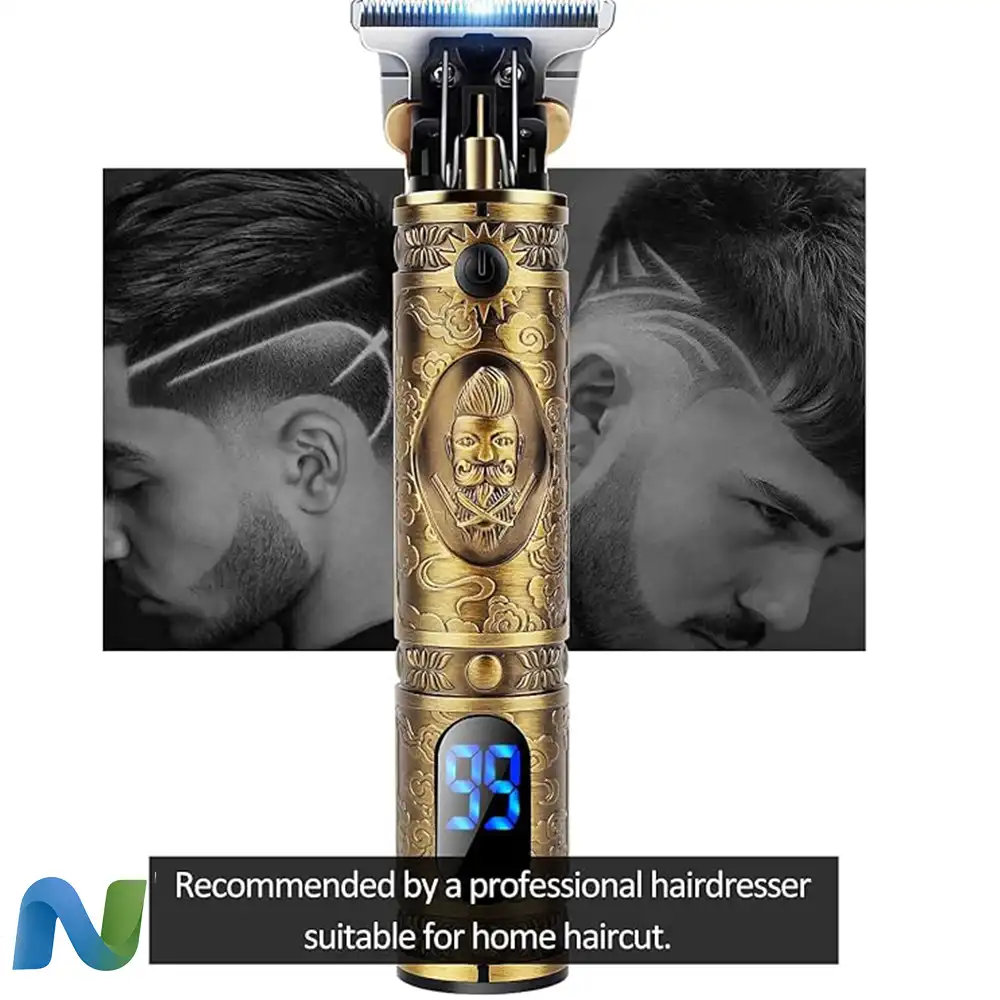 ماشین اصلاح ریش و مو حرفه ای مردانه بی سیم با صفحه LCD ییلفو YiLFo — تصویر ۳